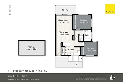 5/11 Eversley Terrace, Yeronga, QLD 4104, 2 Bedrooms, 1 Bathrooms, Unit