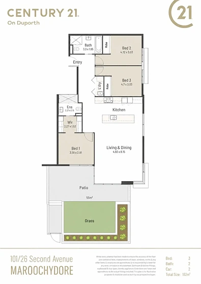 101/26 Second Avenue, Maroochydore, QLD 4558, 3 slaapkamers, 2 badkamers, Unit