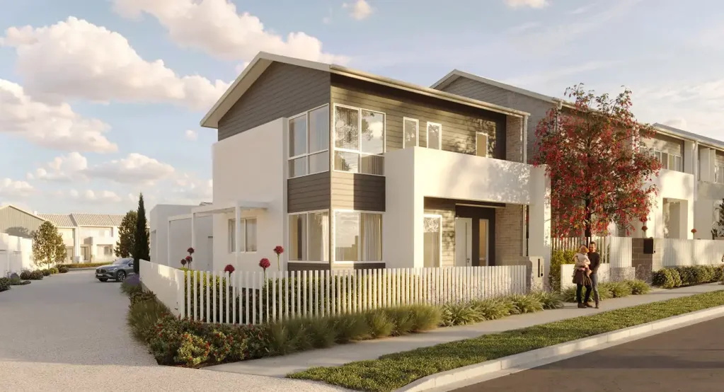 Oran Park 3房 增长最快社区 3卧2卫双层 约23平米居住空间 现代厨房带岛屿吧台 独立双车库 主卧带步入式衣帽间 无缝室内外连接 西悉尼机场旁 潜力无限 Begin Your Next Chapter at Banksia, Oran Park