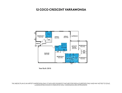 12 Coco Crescent, Yarrawonga, VIC 3730, 4房, 2浴, House