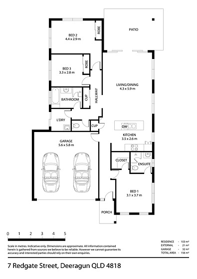 7 Redgate Street, Deeragun, QLD 4818, 3 slaapkamers, 2 badkamers, House