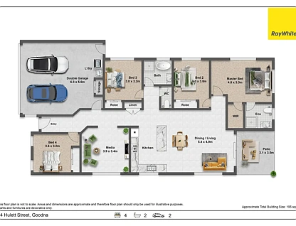 14 Hulett Street, Goodna, QLD 4300, 4房, 2浴, 独立屋