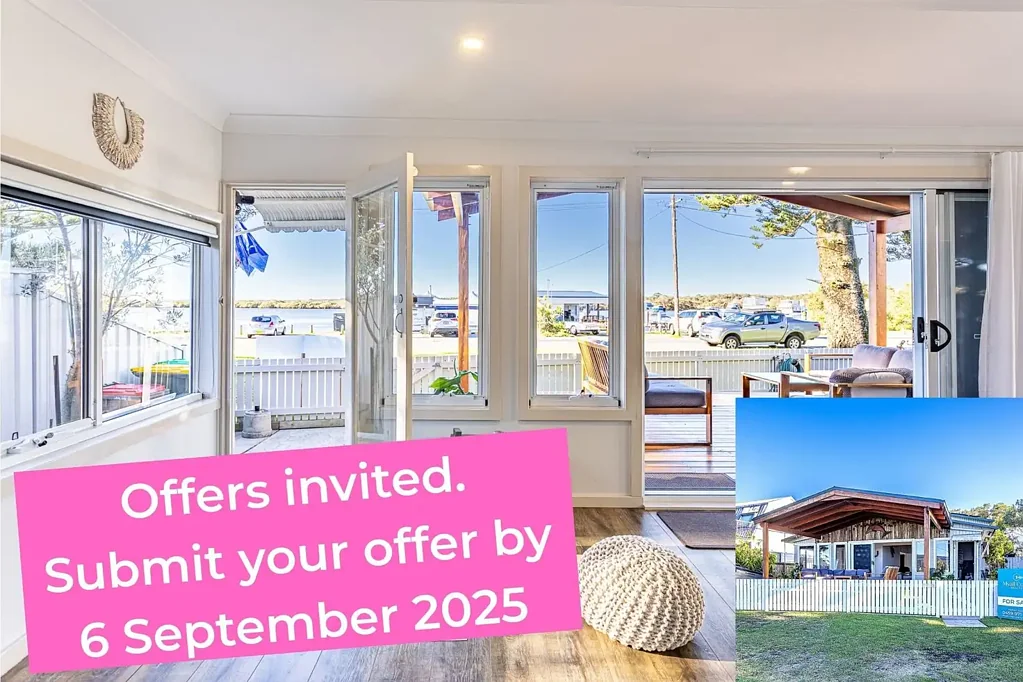 Tea Gardens 3 Bedroom Offers invited
Coastal Living with water views
