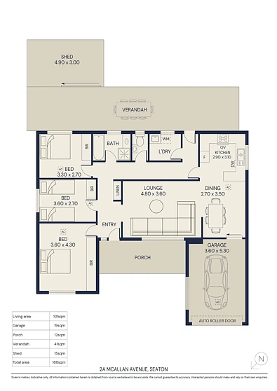 2A McAllan Avenue, Seaton, SA 5023, 3 Schlafzimmer, 1 Badezimmer, House