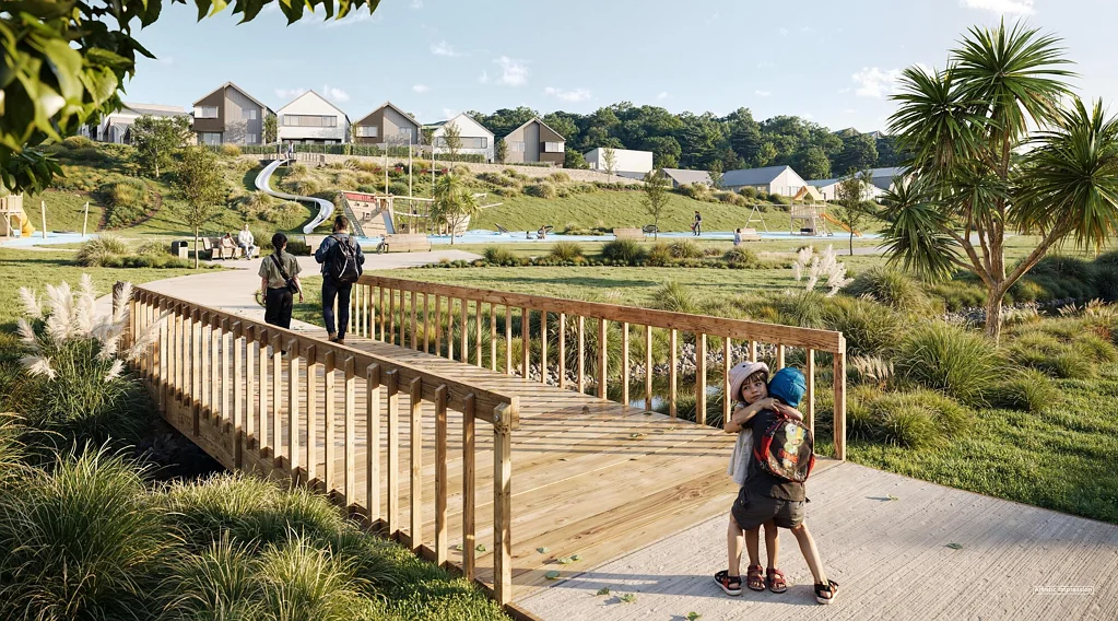 Pukekohe  Strong street presence within master plan