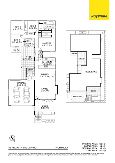 42 Regatta Boulevard, Wurtulla, QLD 4575, 4 slaapkamers, 2 badkamers, House