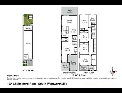 19A Chelmsford Road, South Wentworthville, Parramatta (Northwest suburbs), 5 રૂમ, 4 બાથરૂમ, House