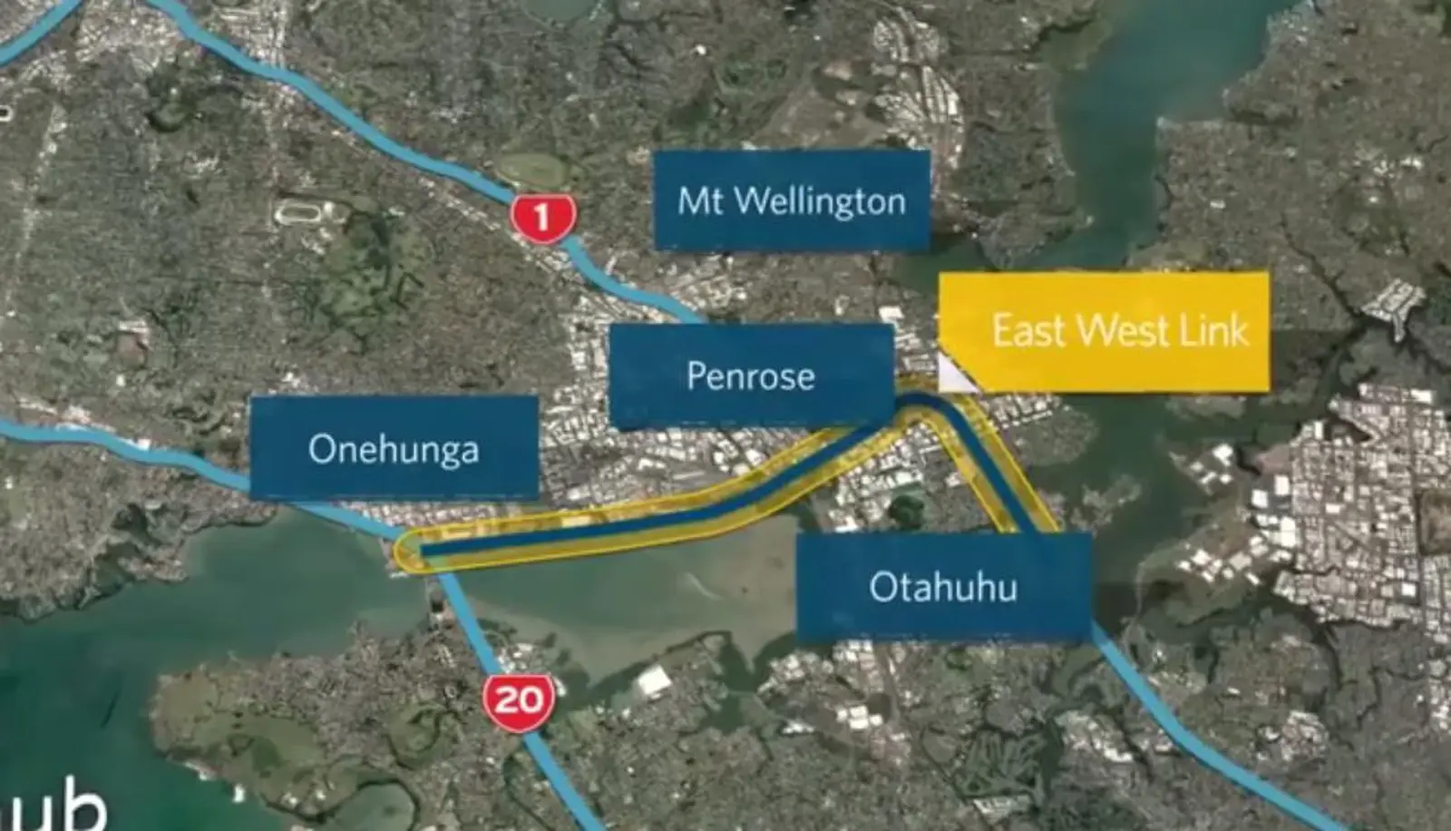 奥克兰East-West Link道路工程明起开始公众咨询