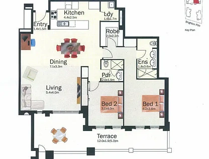 5/42-44 Brighton Parade, Southport, Gold Coast, 2 침실, 2 욕실, Apartment