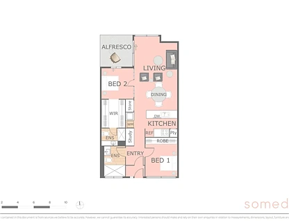 211/2 Kerridge Street, Kingston, ACT 2604, 2 રૂમ, 2 બાથરૂમ, Apartment