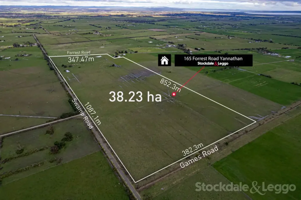 Yannathan 38.23 Hectares (94 Acres) of Prime Agricultural Land - Fully Fenced - Pumped Bore Water