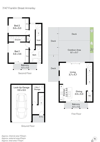 7/47 Franklin Street, Annerley, QLD 4103, 2 slaapkamers, 2 badkamers, Townhouse