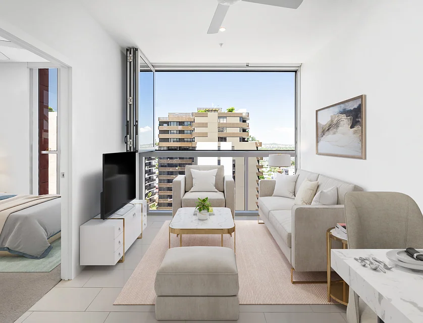 1301/128 Brookes Street, Fortitude Valley, Brisbane - Inner City Region, 2房, 2浴, Apartment