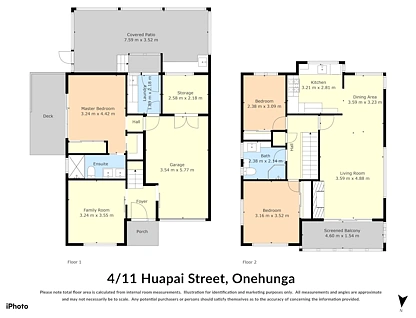 4/11 Huapai Street, Onehunga, Auckland City, Auckland, 3房, 2浴, 独立屋