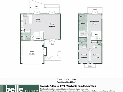 17/1 Merchants Parade, Marcoola, QLD 4564, 3房, 2浴, Townhouse