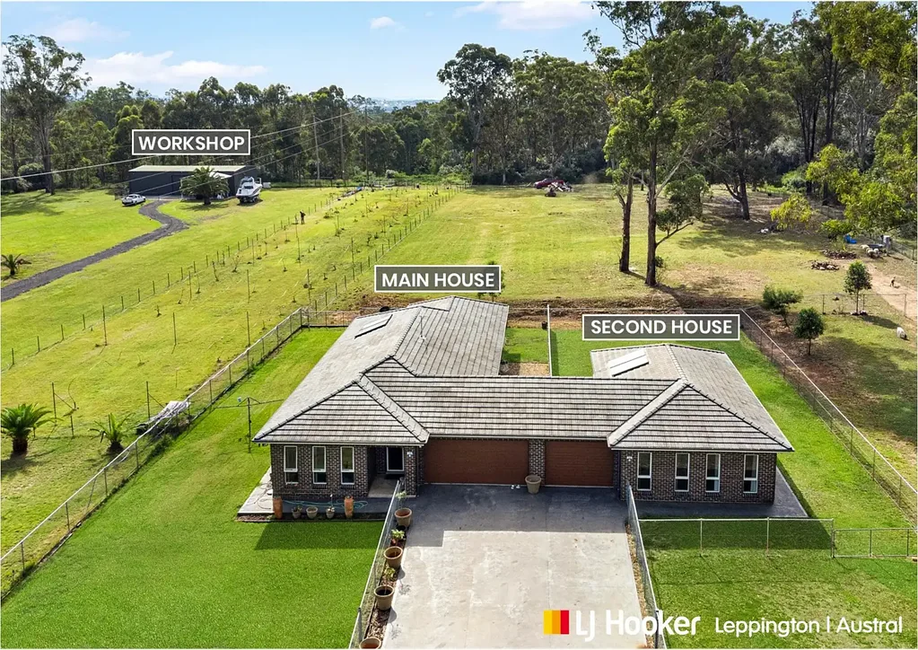 Denham Court 6Kwarto 2 Homes + Huge Shed - 4.9 Acres