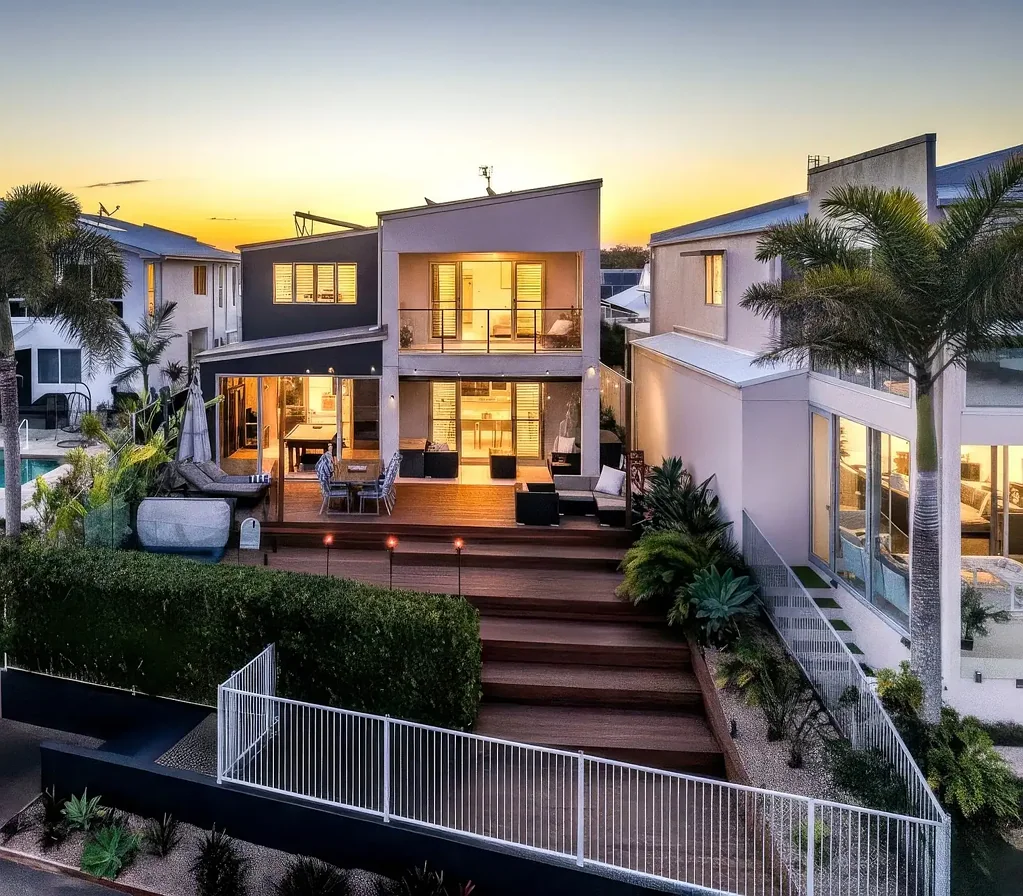 Parrearra 4房  Prime waterfront holding - One of Kawana Waters most exclusive enclaves.