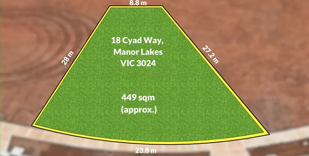 Manor Lakes 449平米宽临街地块 设计灵活 蓬勃社区 家门口便利 首次置业优选 Generous 449sqm Allotment in Parkbrook Estate, Manor Lakes
