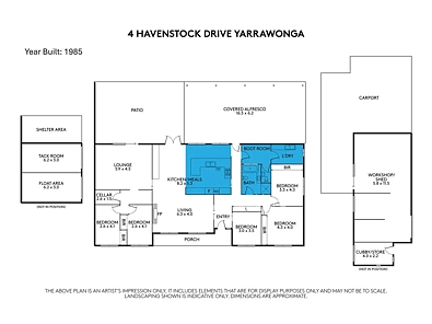 4 Havenstock Drive, Yarrawonga, VIC 3730, 5 slaapkamers, 1 badkamers, House