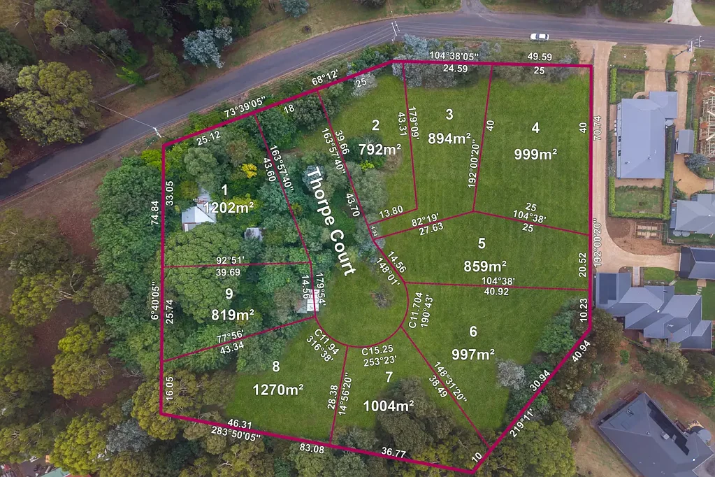 Trentham  Approved 9 Lot Subdivision Development Ready to Go!