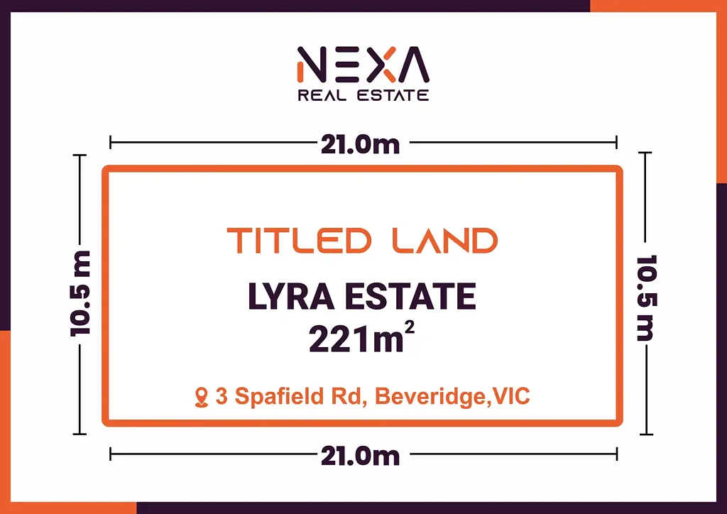 Beveridge Builders & Investors Take Note – 220m² Titled Land in Prime Estate