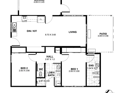 4 - 6 Byrne Street, Ceduna, SA 5690, 2 침실, 2 욕실, House