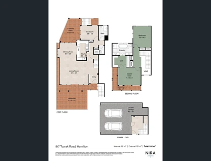 UNIT 5/7 TOORAK ROAD, Hamilton, Brisbane - Northern Region , 3房, 2浴, Townhouse