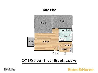 Plano ng Bahay - 2/118 Cuthbert Street, Broadmeadows, VIC 3047