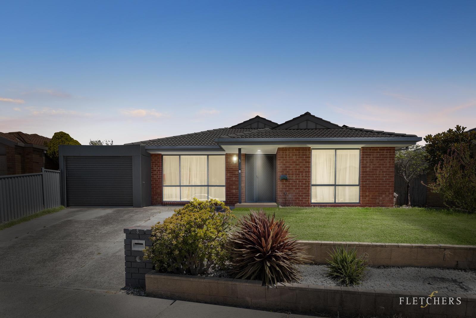 3 CORIYULE CT, CRANBOURNE NORTH VIC 3977, 0部屋, 0バスルーム, House