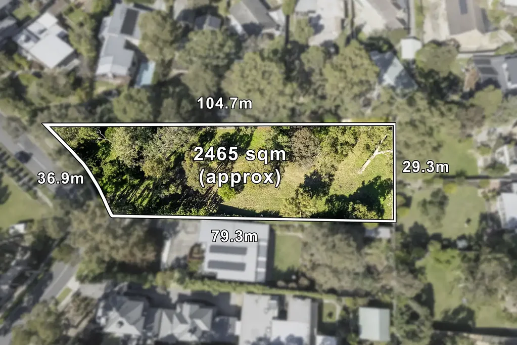Donvale 珍稀2465㎡开阔地 位于Donvale中心 绿意环绕 潜力无限 REVISED PRICE