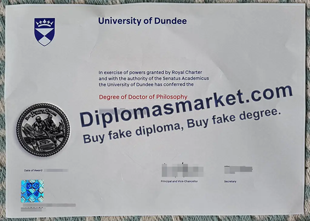 Where to order a fake University of Dundee degree?