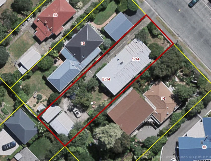 2/14 James Street, Redcliffs, Christchurch City, 2 habitaciones, 1 baños