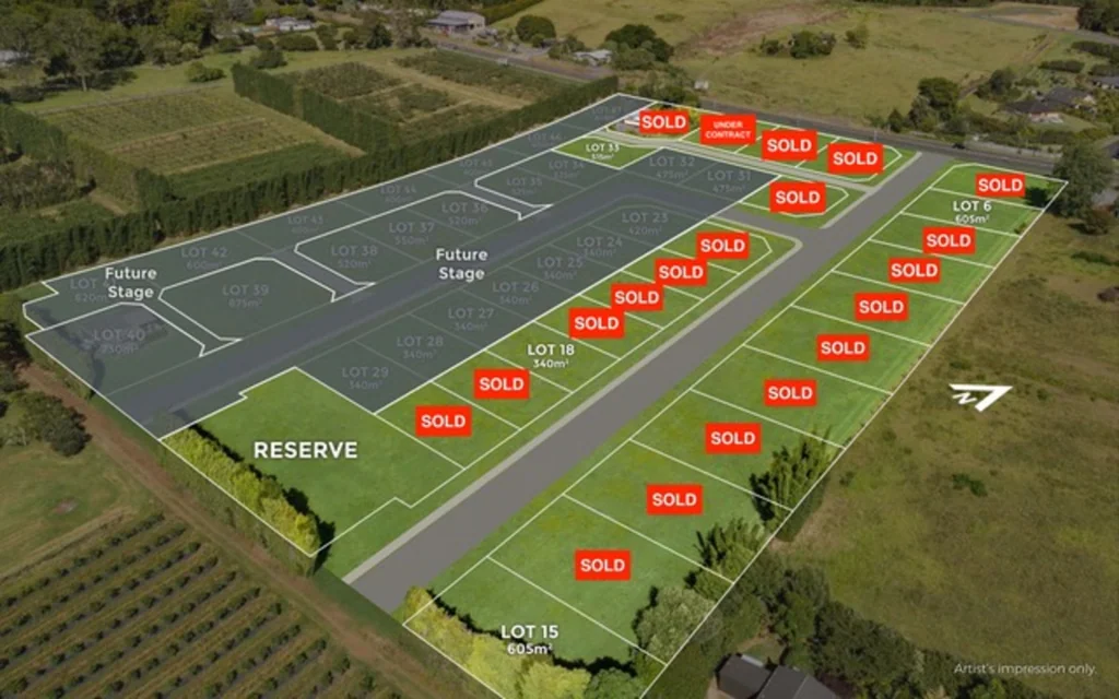 Kerikeri JUST THREE LOTS NOW LEFT AFTER RECENT SALES
