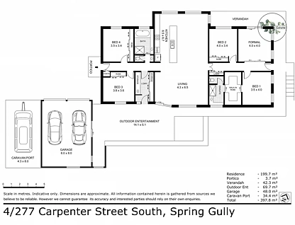 4/277 Carpenter Street South, Spring Gully, VIC 3550, 4部屋, 2バスルーム, House