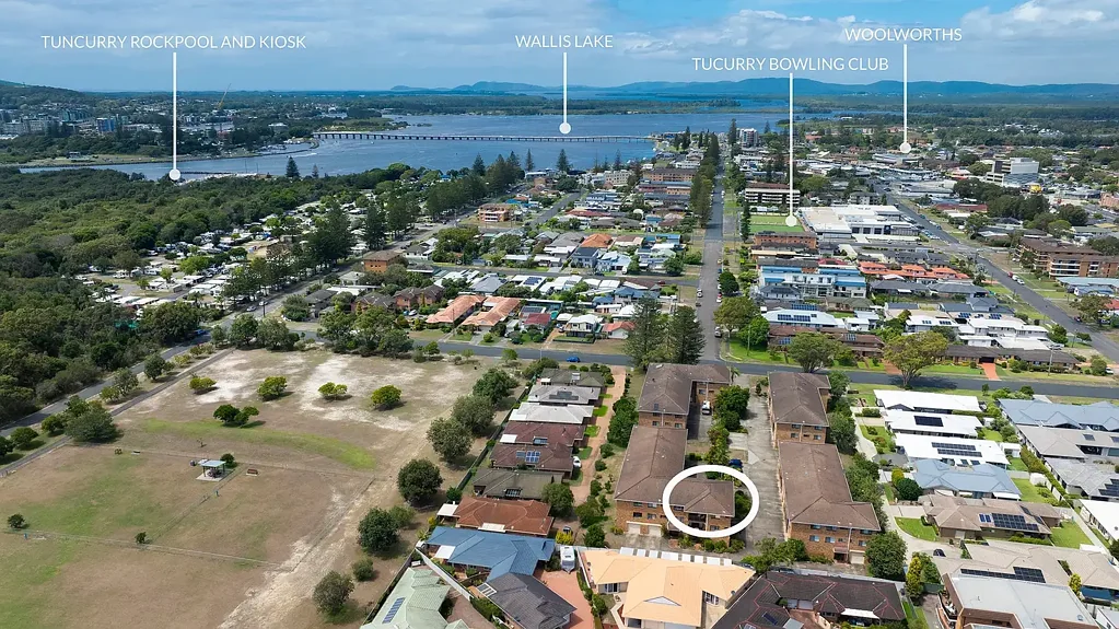 Tuncurry 3部屋 Prime Three-Bedroom Unit in Golden Triangle Tuncurry