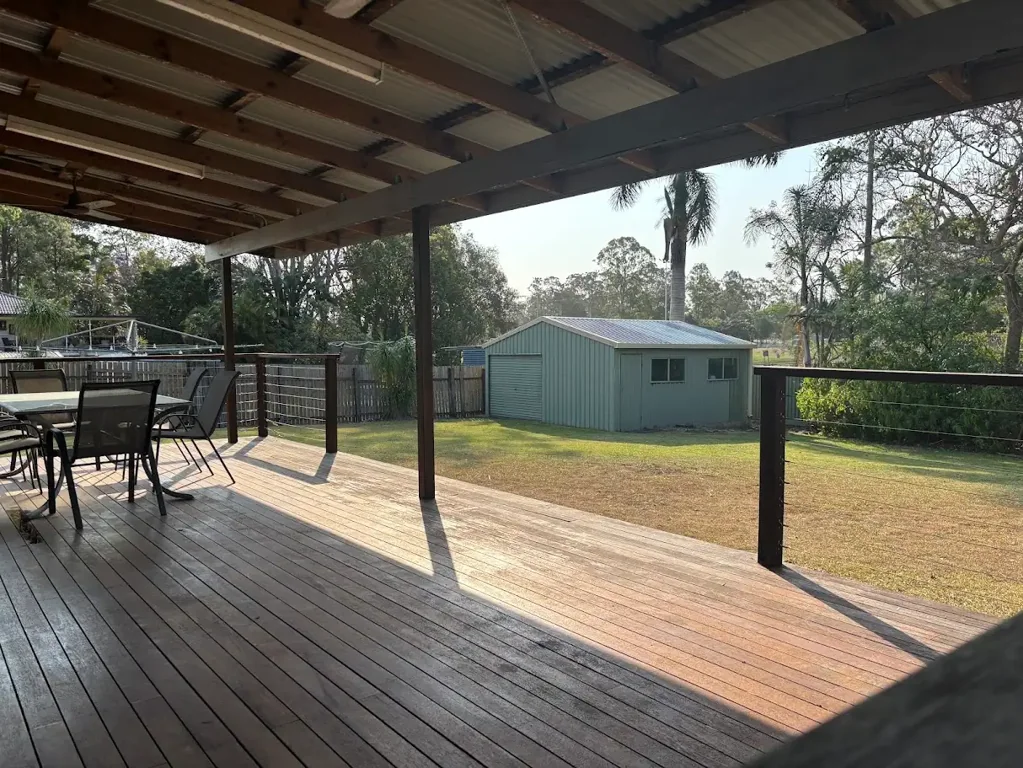Entertainer's Delight with Powered Shed & Parkland Backdrop