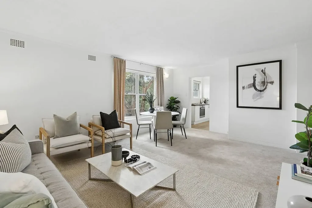 Neutral Bay 2Zimmer North facing Apartment Delivers Light-filled, Low Maintenance Lifestyle of Convenience