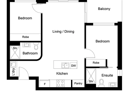 404/258 Northbourne Avenue, Dickson, Inner North, 2 Kuwarto, 2 Banyo, Apartment