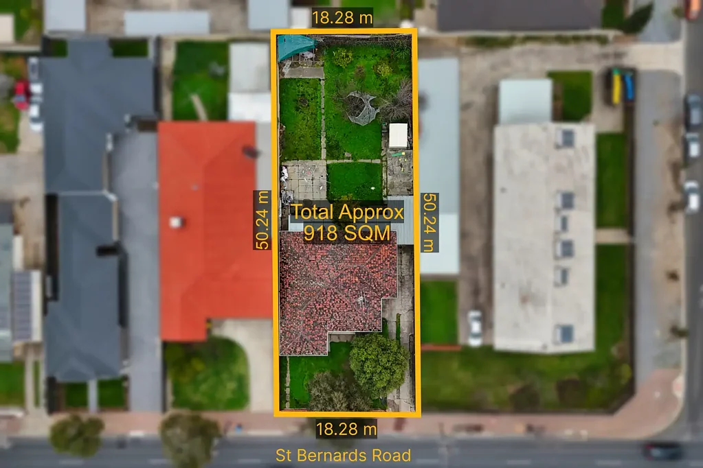 Hectorville 3房  Development potential STCC - 918sqm allotment with 18.28m frontage
