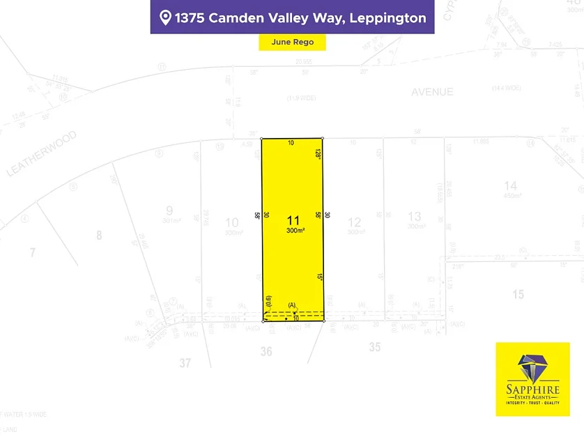 LOT 11 Leatherwood Avenue, Leppington, South Western Suburbs, 0 habitaciones, 0 baños, Section