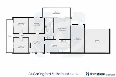26 Carlingford Street, Bathurst, NSW 2795, 3 Schlafzimmer, 1 Badezimmer, House
