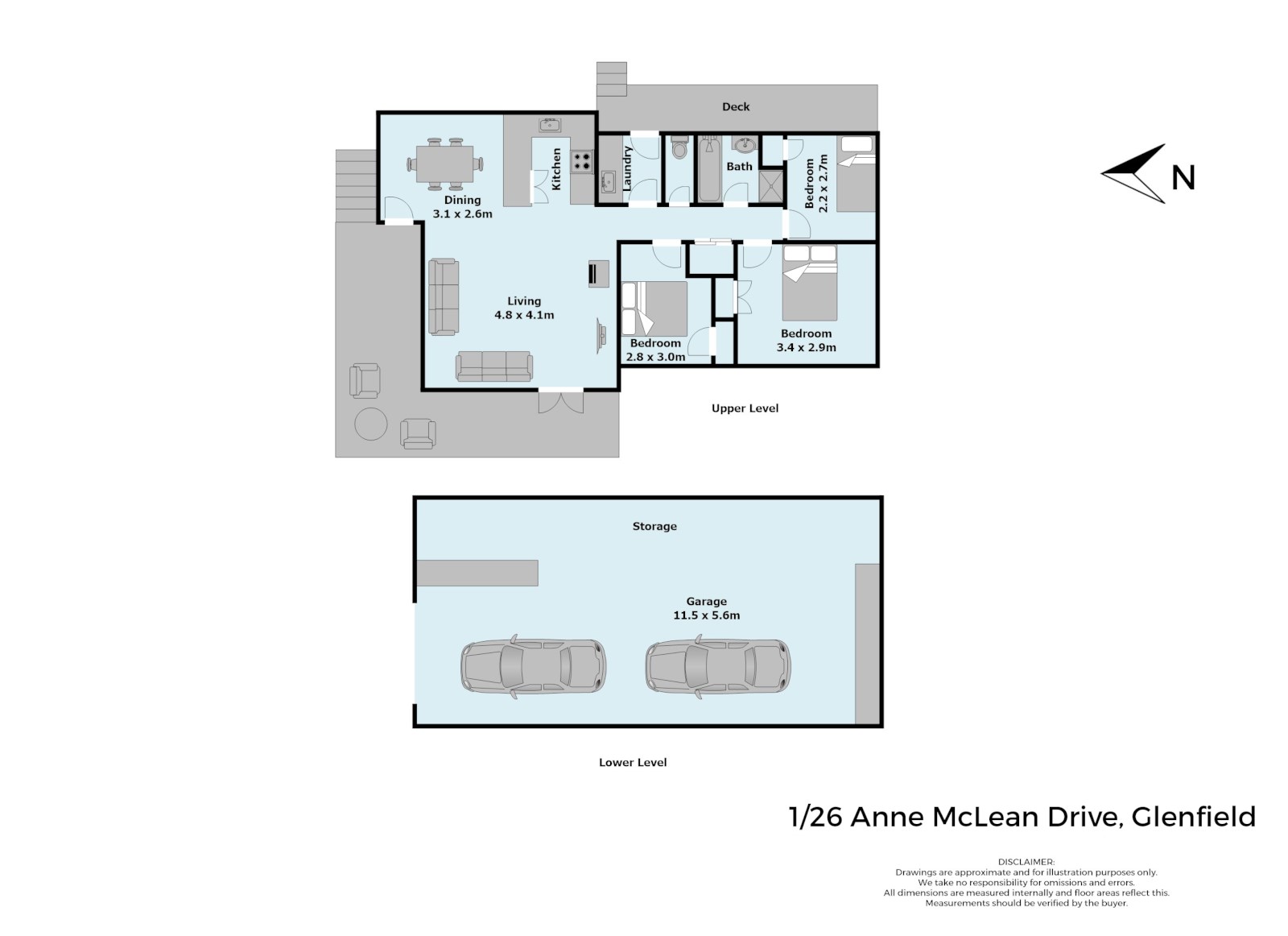 1/26 Anne Mclean Drive, Bayview, Auckland - North Shore, 3 ห้องนอน, 0 ห้องน้ำ