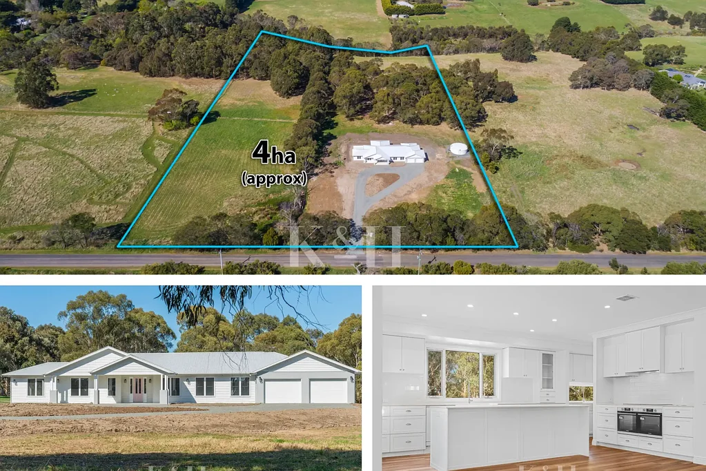 Gisborne South Exquisite Brand New Country Retreat in Gisborne South on 9.88 acres (approx.)