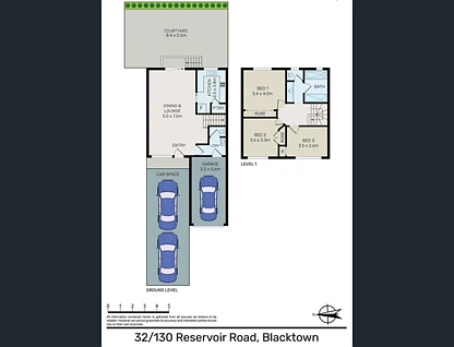 32/130 Reservoir Road, Blacktown, Western Suburbs, 3房, 1浴, Apartment