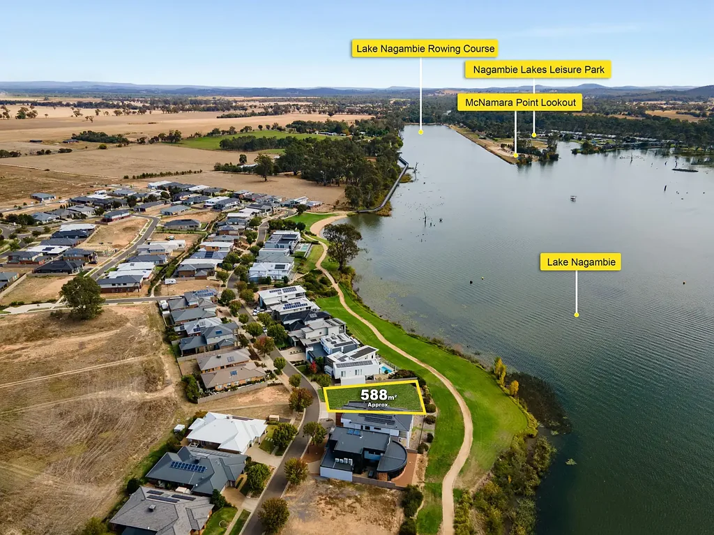 Nagambie Build your dream lakeside home on 588m2