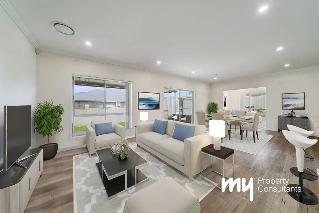 Spring Farm 4部屋 Expansive Open Plan with High Ceilings, Side Access and Work Shop on a 592m2 Block
