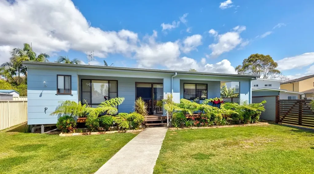 Three bedroom home is situated only a moments walk to the lovely Mylestom village, river and various beaches.