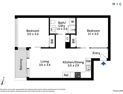 1805/618 Lonsdale Street, Melbourne, Melbourne CBD, 2 कमरे, 1 बाथरूम, Apartment