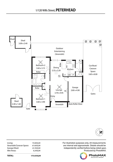 1/120 Wills Street, Peterhead, SA 5016, 2 રૂમ, 1 બાથરૂમ, House