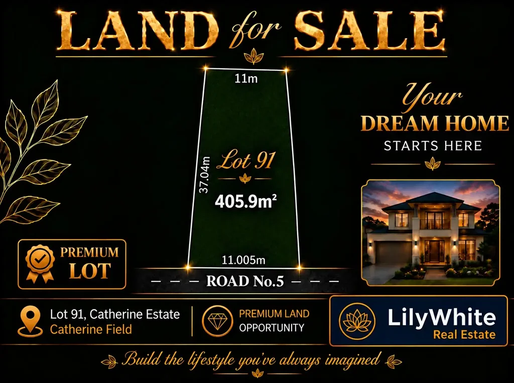 Catherine Field Well-Proportioned Land Opportunity in Catherine Field